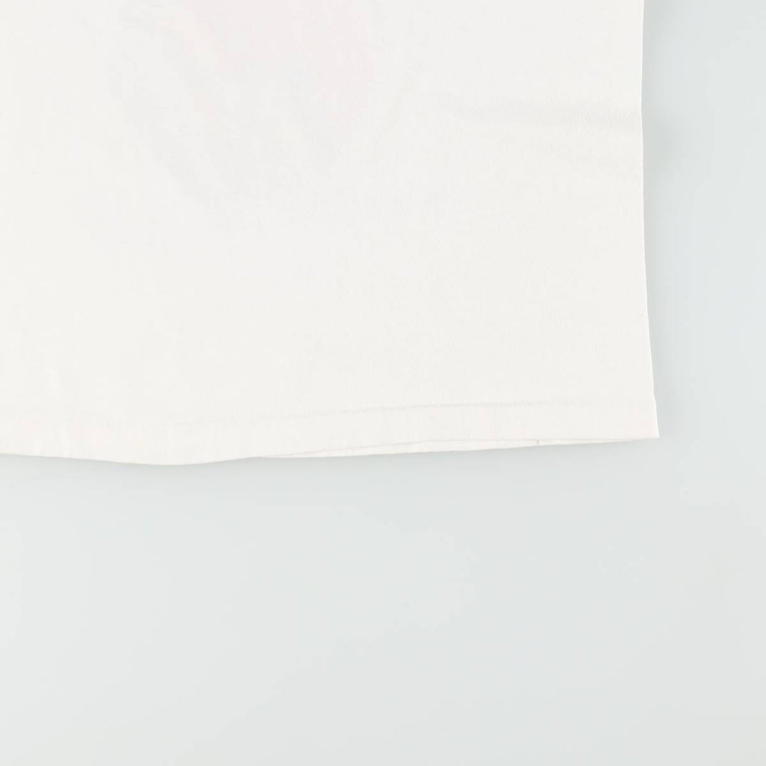 90'S Alore College T-Shirt, Made in USA, Men's Size M (Equivalent), Vintage cotton white type Vintage Second Hand