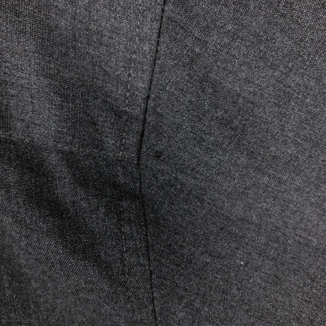 Perry Ellis PERRY ELLIS Short Sleeve Open Collar Silk Shirt Box Shirt Men's M Viscose Charcoal Vintage Second Hand