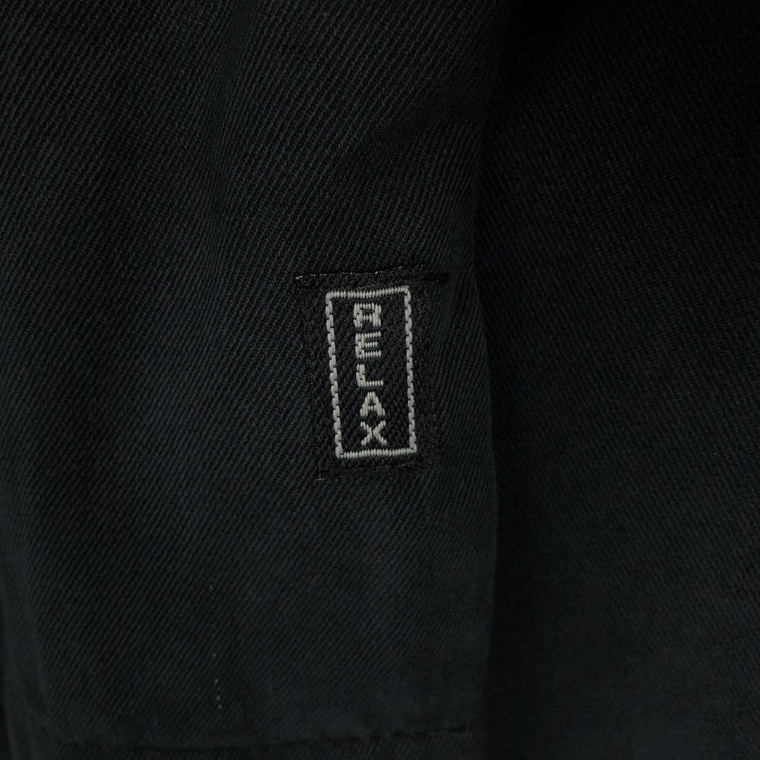 Tommy Bahama Relax Short-Sleeve Open-Collar Silk Shirt, Boxy Fit, Men's Size S (approx.) silk black type Vintage Second Hand