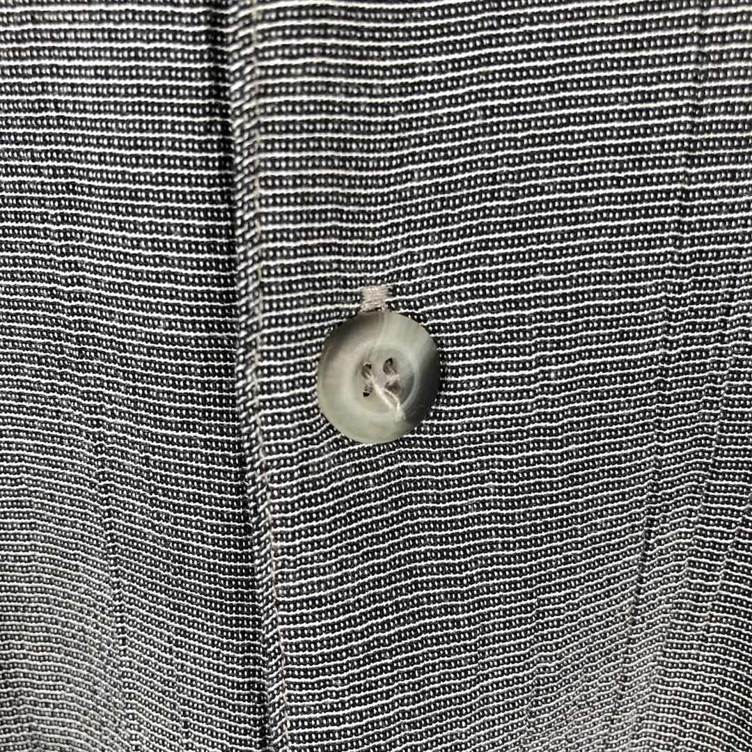 90s-00'S Craft & Barrow Short-Sleeve Open-Collar Rayon x Polyester Box Shirt, Men's XL (approx.) Rayon gray type Vintage Second Hand