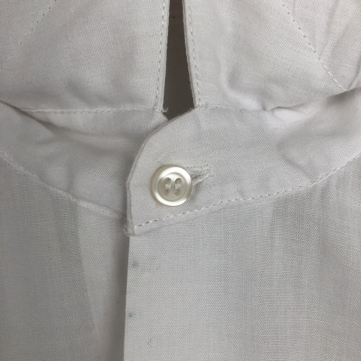Pierre Cardin MONSIEUR Long-Sleeve Mexican Shirt, Cuban Shirt, Boxy Shirt, Men's Size M (approx.) polyester white type Vintage Second Hand