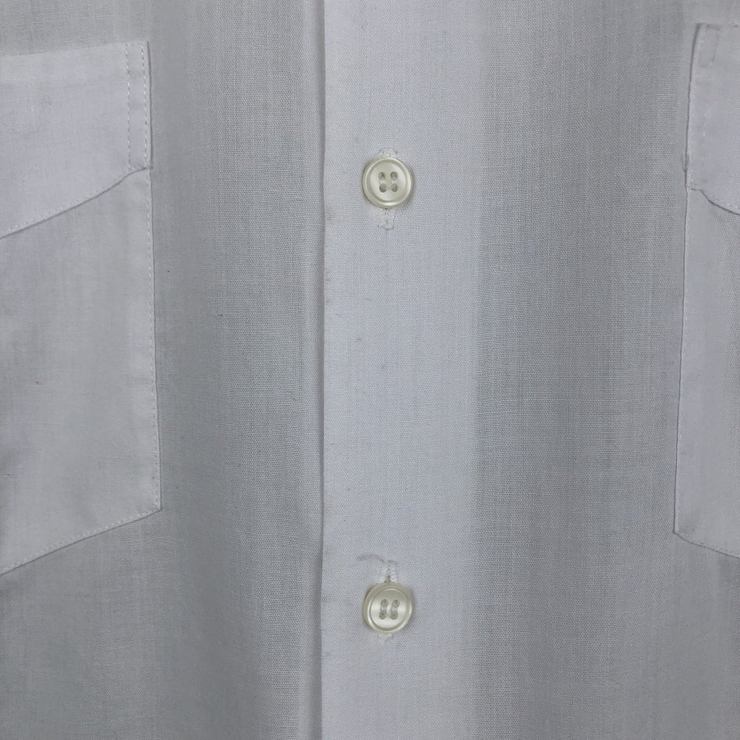 Pierre Cardin MONSIEUR Long-Sleeve Mexican Shirt, Cuban Shirt, Boxy Shirt, Men's Size M (approx.) polyester white type Vintage Second Hand