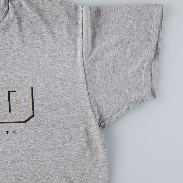 90'S Champion College T-shirt, Men's XL equivalent, Vintage cotton gray type Vintage Second Hand