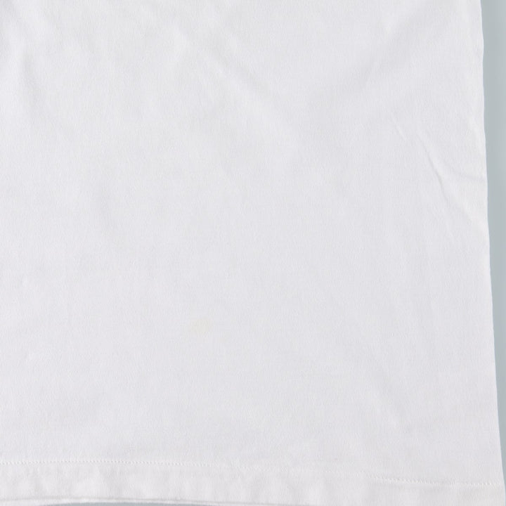 90'S Hanes BEEFY-T College T-shirt, Made in USA, Men's XL, Vintage cotton white type Vintage Second Hand
