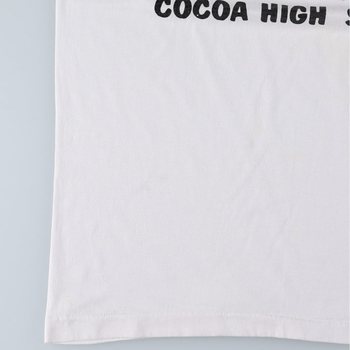 90'S SCREEN STARS College T-Shirt, Made in USA, Men's XL, Vintage cotton white type Vintage Second Hand