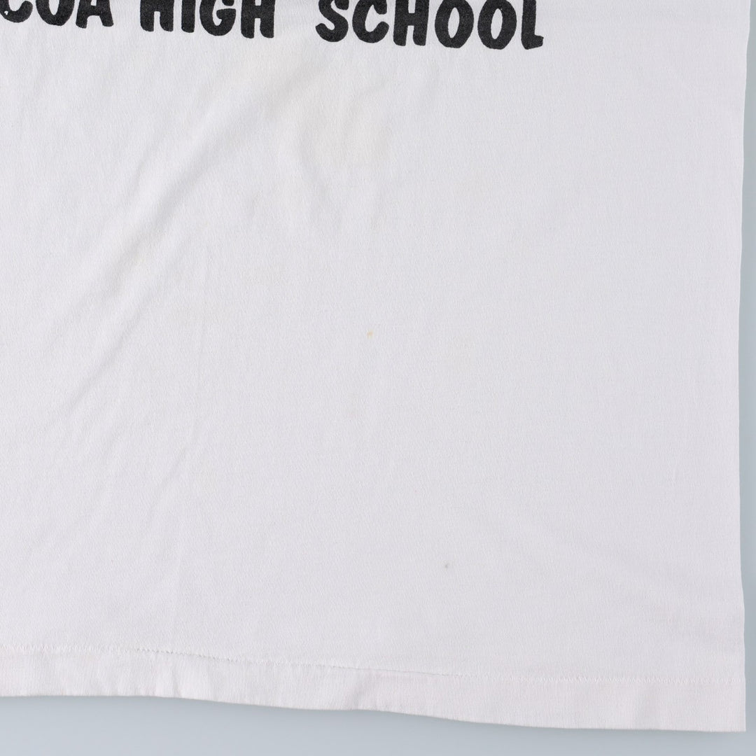 90'S SCREEN STARS College T-Shirt, Made in USA, Men's XL, Vintage cotton white type Vintage Second Hand