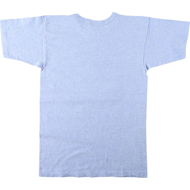 90'S Champion Authentic Athletic Apparel College T-shirt Made in USA Men's L Vintage cotton blue type Vintage Second Hand