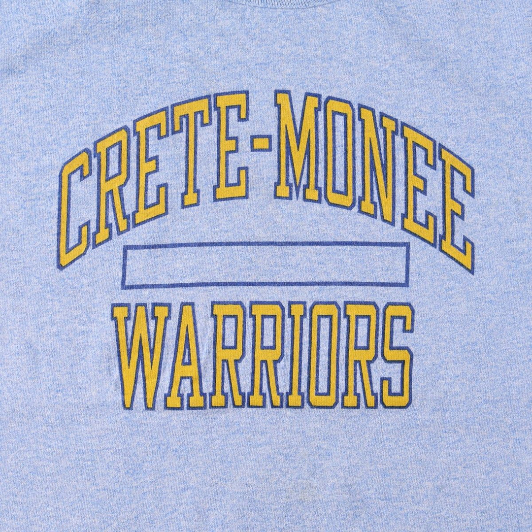 90'S Champion Authentic Athletic Apparel College T-shirt Made in USA Men's L Vintage cotton blue type Vintage Second Hand