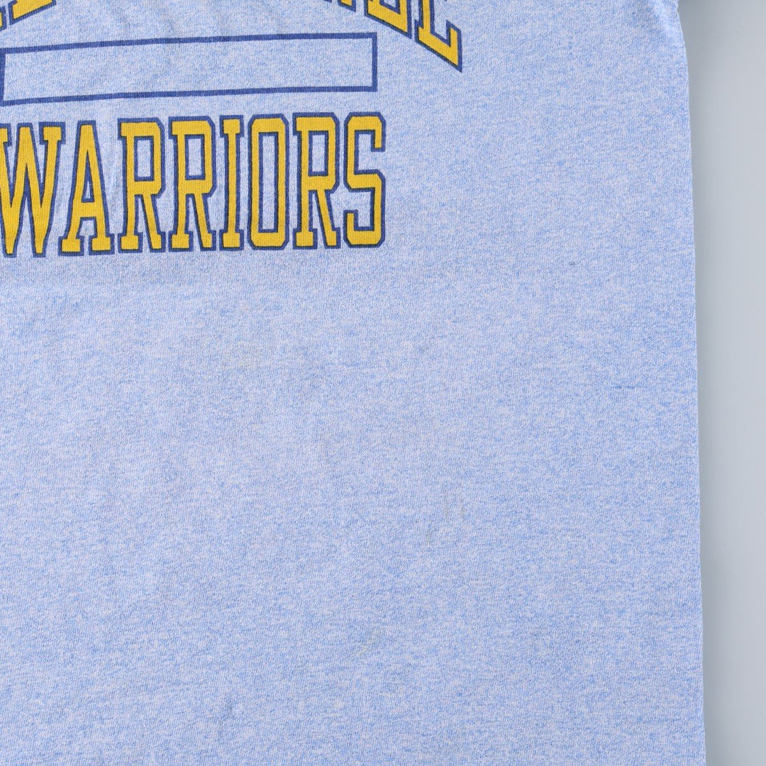 90'S Champion Authentic Athletic Apparel College T-shirt Made in USA Men's L Vintage cotton blue type Vintage Second Hand