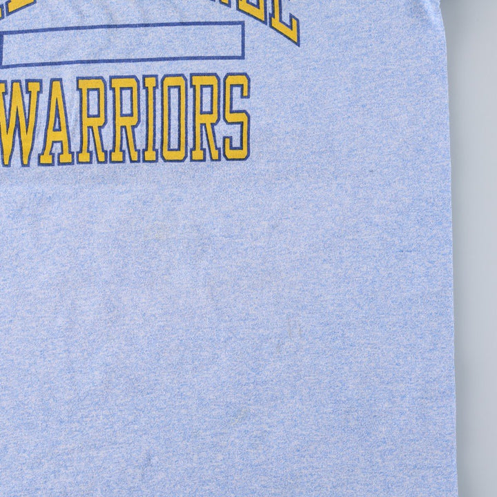 90'S Champion Authentic Athletic Apparel College T-shirt Made in USA Men's L Vintage cotton blue type Vintage Second Hand