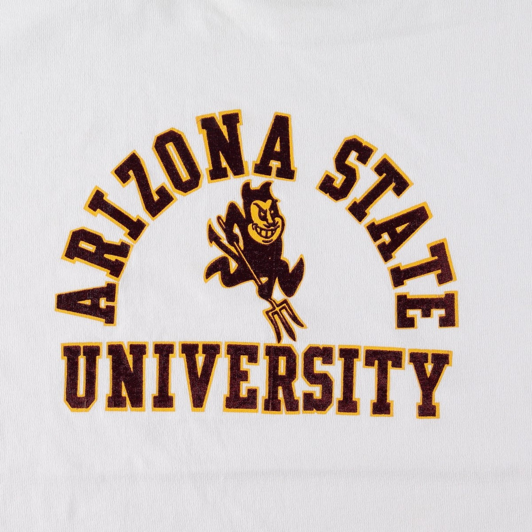 90'S DESERT SPORTSWEAR College T-shirt, Men's XL equivalent, Vintage unclear white type Vintage Second Hand