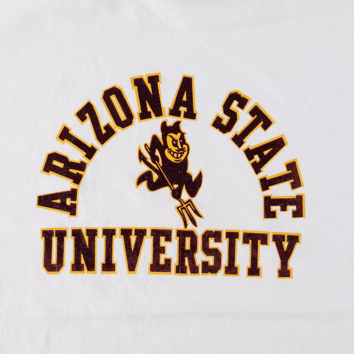90'S DESERT SPORTSWEAR College T-shirt, Men's XL equivalent, Vintage unclear white type Vintage Second Hand