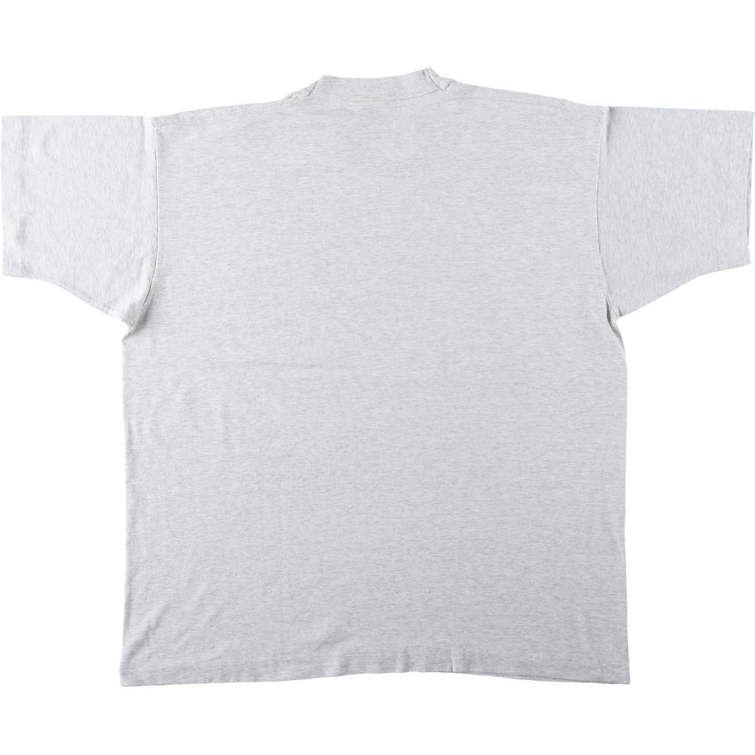 90'S Fruit of the Loom Best College T-Shirt, Made in USA, Men's XL equivalent, Vintage cotton gray type Vintage Second Hand