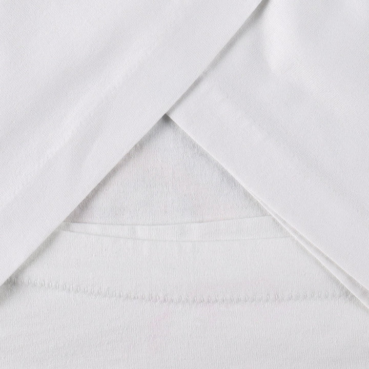 90'S Fruit of the Loom College T-shirt, Made in USA, Men's XL, Vintage cotton white type Vintage Second Hand