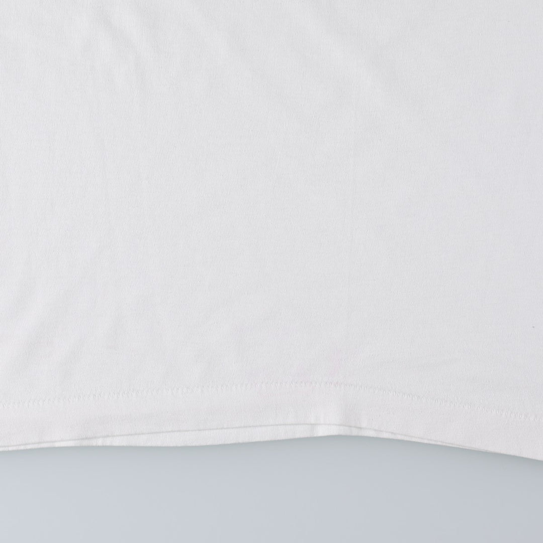 90'S Fruit of the Loom College T-shirt, Made in USA, Men's XL, Vintage cotton white type Vintage Second Hand