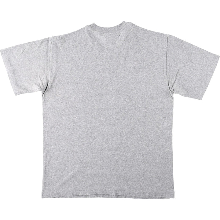 1990'S Notre Dame University College T-shirt, Made in USA, Men's Size L (approx.), Vintage unclear gray type Vintage Second Hand
