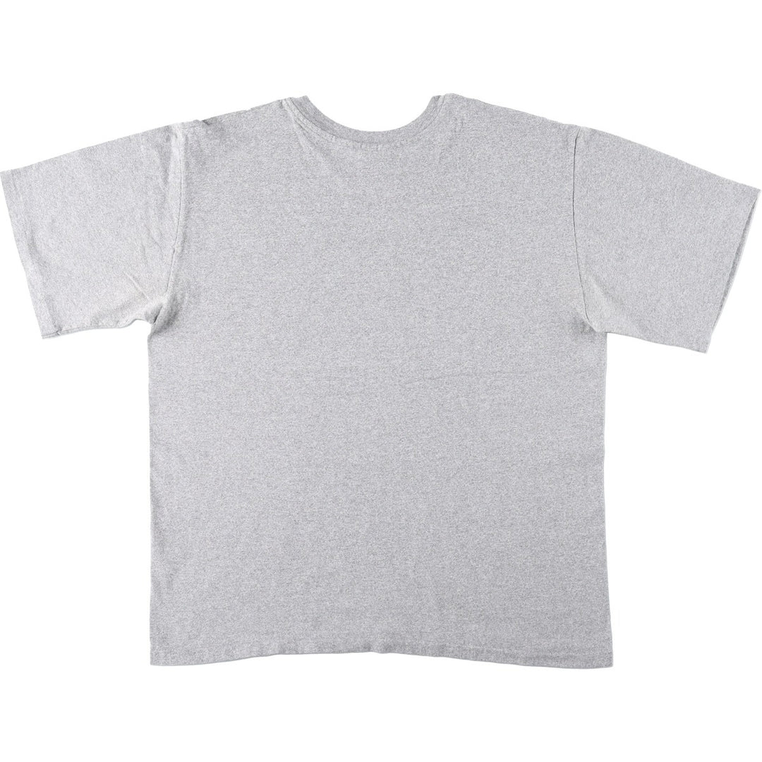 90'S The Cotton Exchange College T-shirt, Made in USA, Men's XL equivalent, Vintage cotton gray type Vintage Second Hand