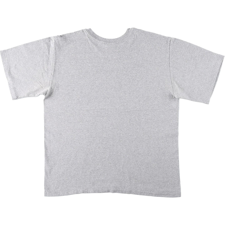 90'S The Cotton Exchange College T-shirt, Made in USA, Men's XL equivalent, Vintage cotton gray type Vintage Second Hand