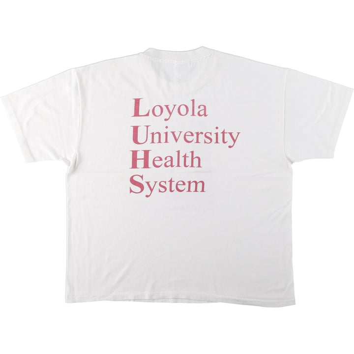 90'S Hanes HEAVYWEIGHT 50 cotton white type Vintage Second Hand