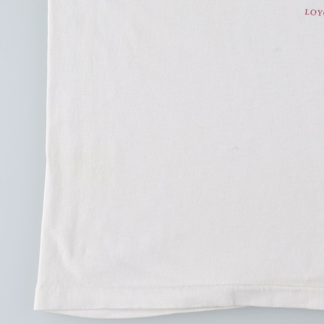 90'S Hanes HEAVYWEIGHT 50 cotton white type Vintage Second Hand