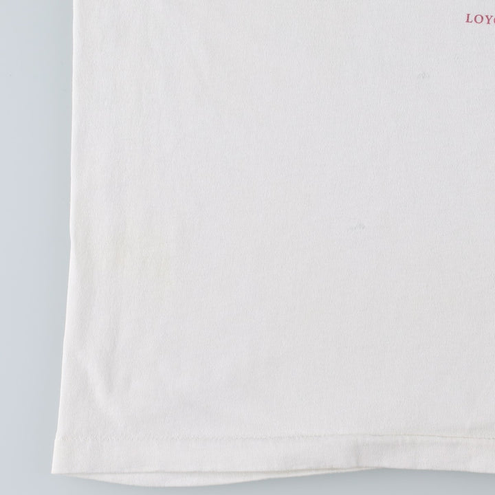 90'S Hanes HEAVYWEIGHT 50 cotton white type Vintage Second Hand