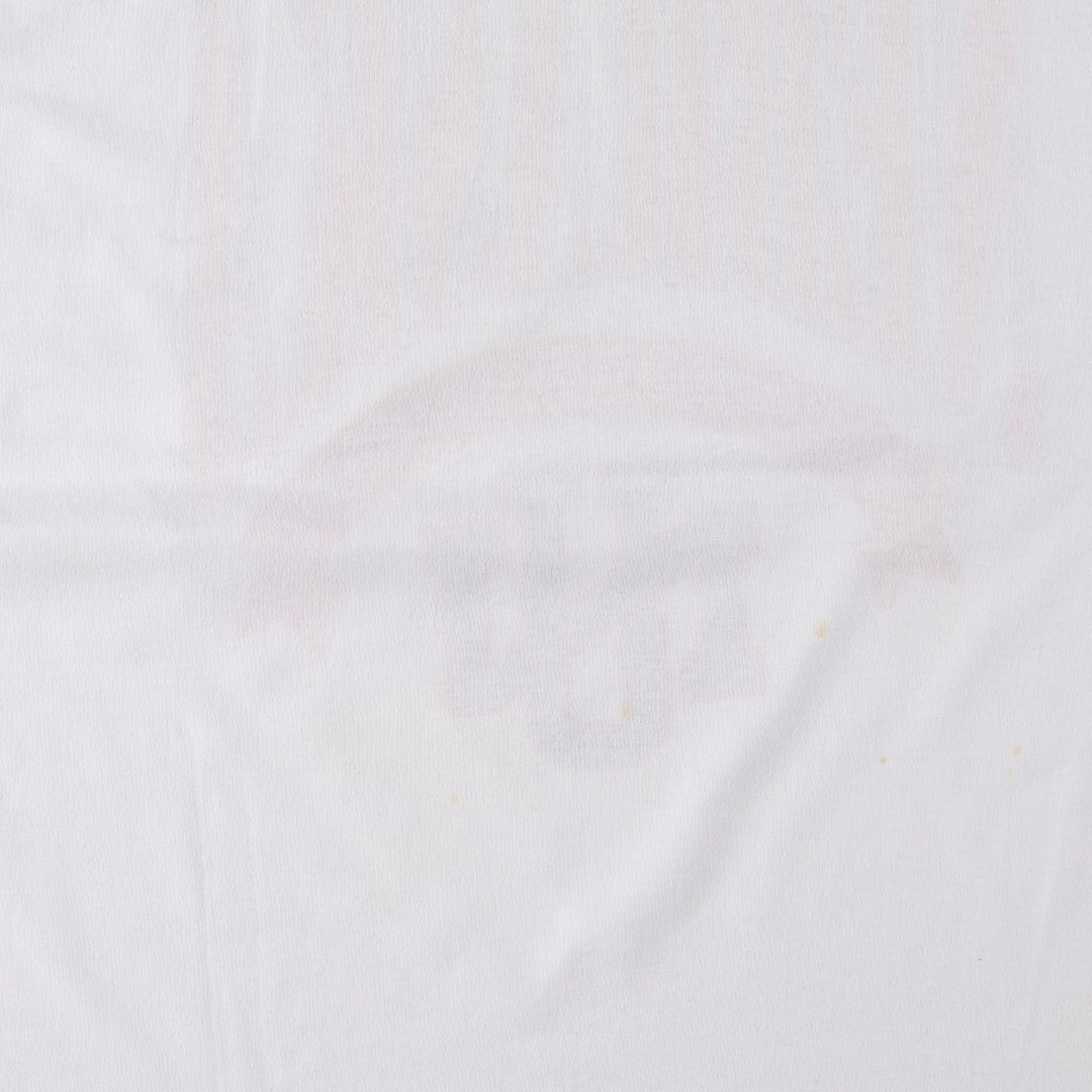90'S Touch of Gold College T-Shirt, Made in USA, Men's XL equivalent, Vintage polyester white type Vintage Second Hand