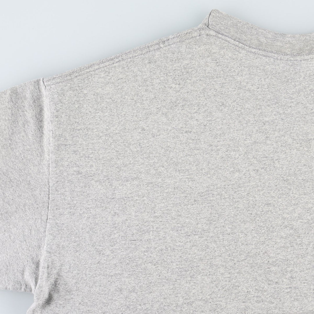 Identity FIGHTIN' IRISH Notre Dame University Fighting Irish College T-Shirt, Made in USA, Men's XL equivalent. cotton gray type Vintage Second Hand