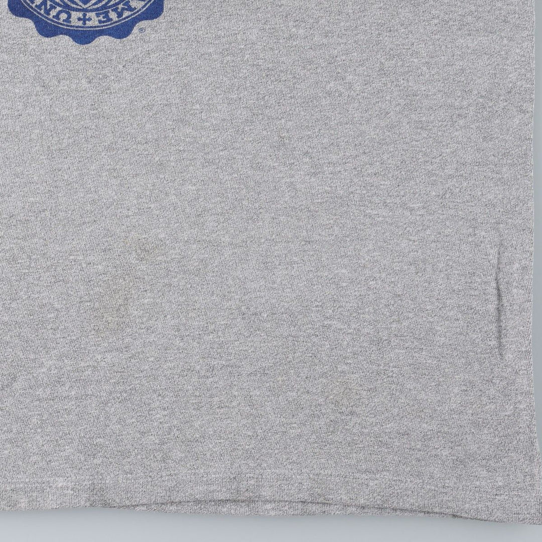 90'S Champion NORTLE DAME College T-shirt, Made in USA, Men's Size L (approx.), Vintage cotton gray type Vintage Second Hand