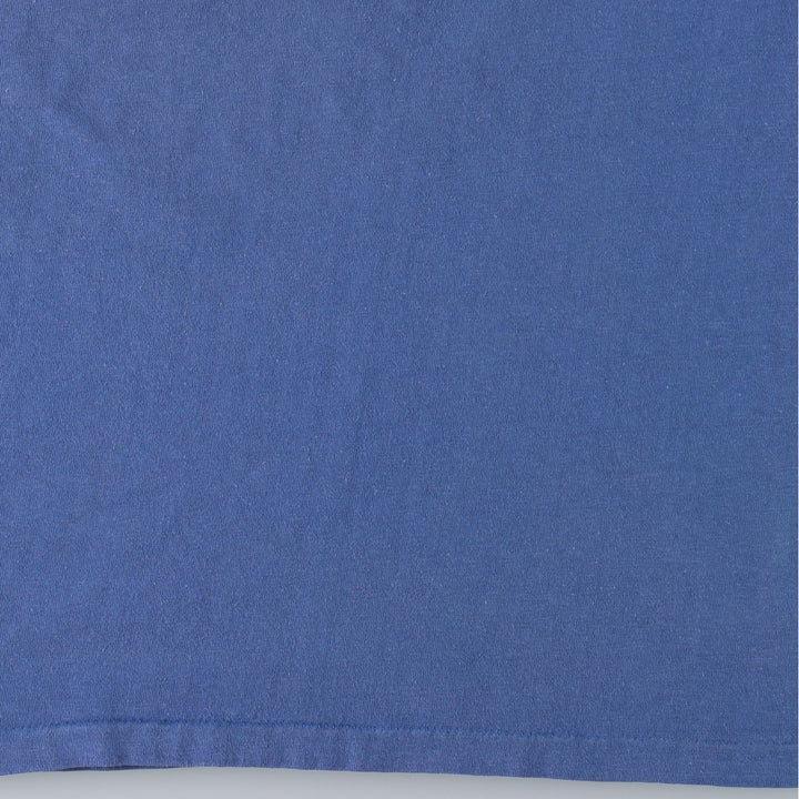 80s-90'S Royal First Class College T-shirt, Made in USA, Men's Size L (approx.), Vintage cotton blue type Vintage Second Hand