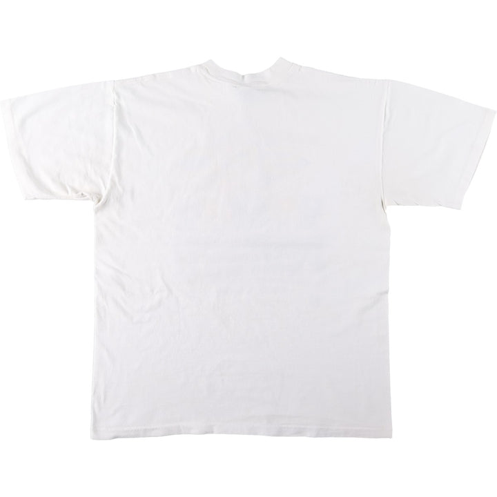 90'S ALL SPORT College T-Shirt, Made in USA, Men's XL equivalent, Vintage cotton white type Vintage Second Hand