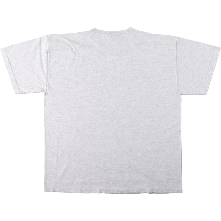 90'S GEAR College T-shirt, Made in USA, Men's XL equivalent, Vintage cotton gray type Vintage Second Hand