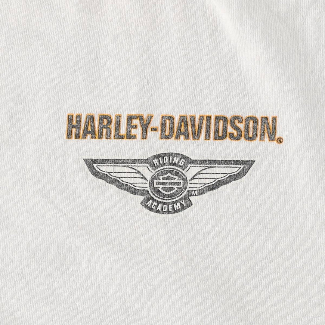 Harley-Davidson Motorcycle Bike T-shirt, Men's XL size cotton white type Vintage Second Hand