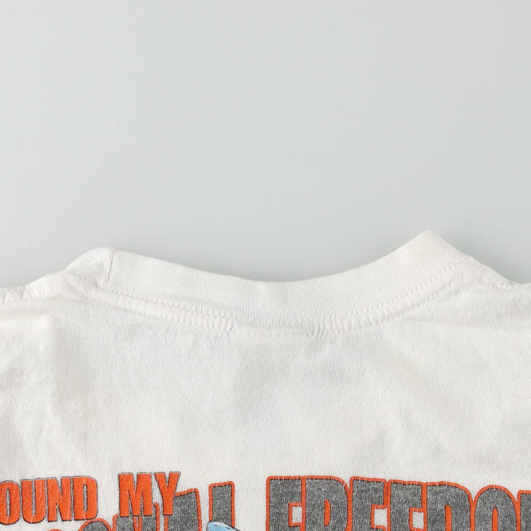 Harley-Davidson Motorcycle Bike T-shirt, Men's XL size cotton white type Vintage Second Hand