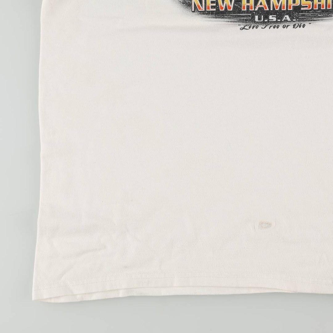 Harley-Davidson Motorcycle Bike T-shirt, Men's XL size cotton white type Vintage Second Hand