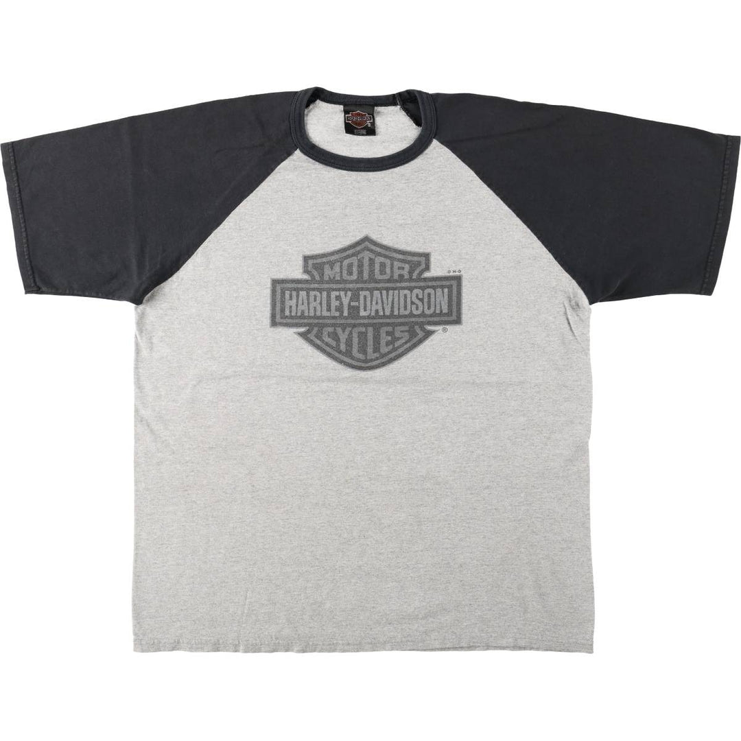 Vintage Harley-Davidson Motorcycle T-Shirt, Men's XL cotton gray type Vintage Second Hand