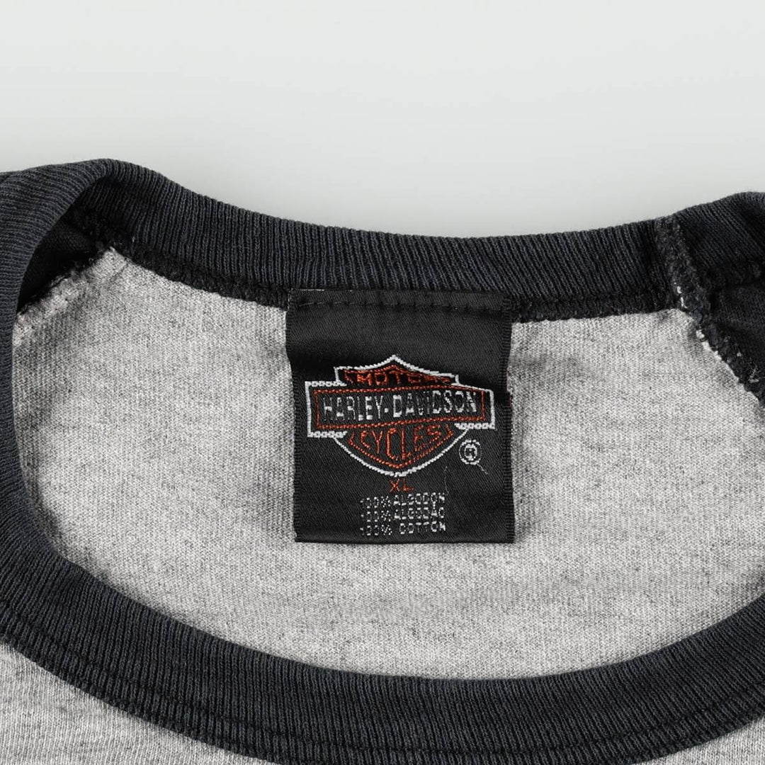 Vintage Harley-Davidson Motorcycle T-Shirt, Men's XL cotton gray type Vintage Second Hand