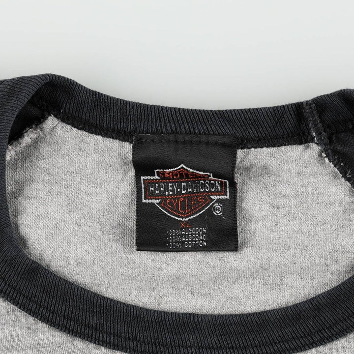 Vintage Harley-Davidson Motorcycle T-Shirt, Men's XL cotton gray type Vintage Second Hand