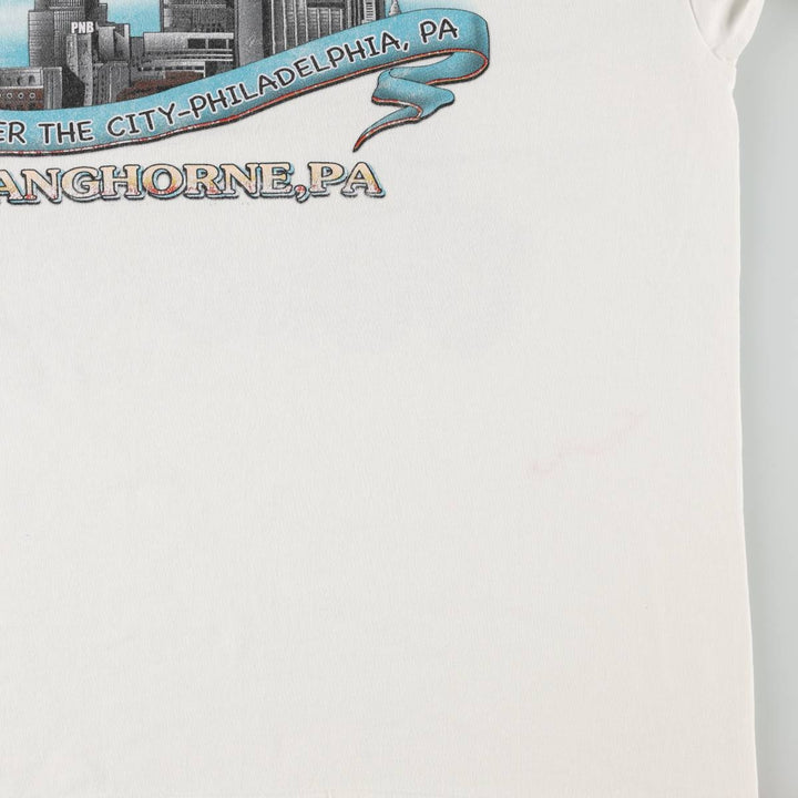 Harley-Davidson Eagle Pattern Motorcycle Bike T-shirt Men's XL cotton white type Vintage Second Hand