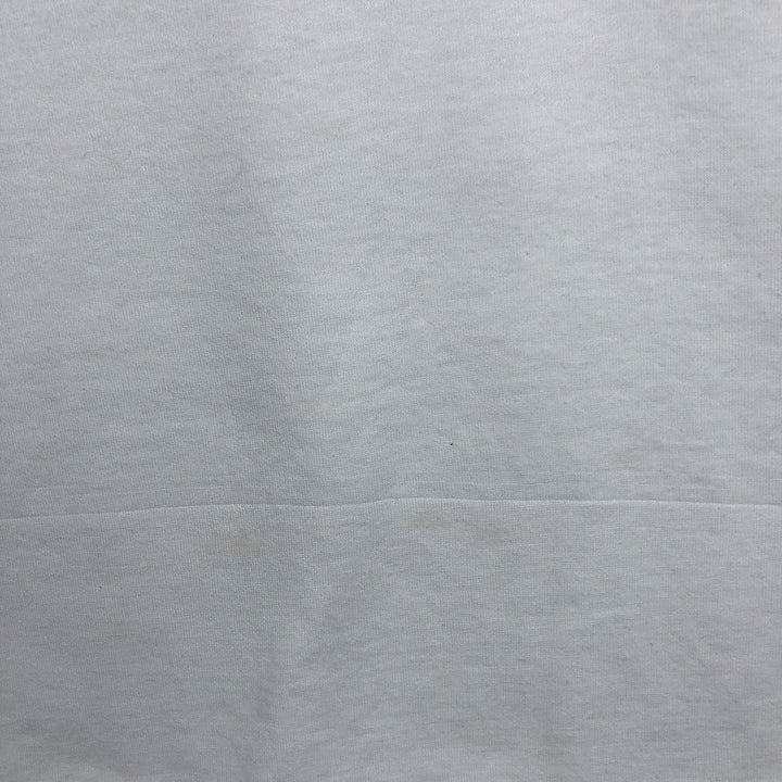 Disney character print T-shirt, men's size M (approx.) unclear white type Vintage Second Hand