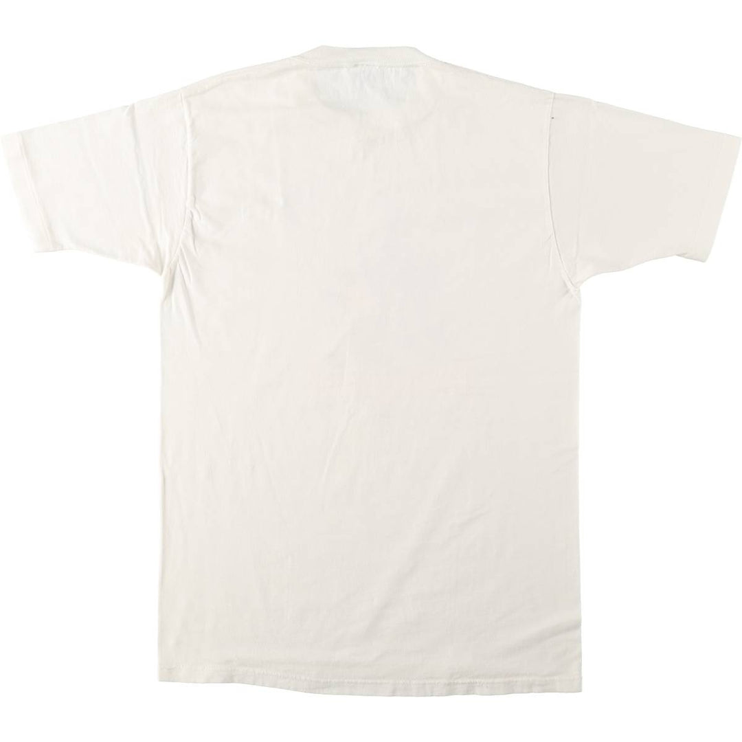 90'S Disney Mickey Mouse character print T-shirt, Made in USA, Men's size M equivalent, Vintage cotton white type Vintage Second Hand