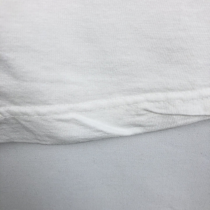 90'S PEANUTS print character t-shirt, men's size L equivalent, vintage. cotton white type Vintage Second Hand
