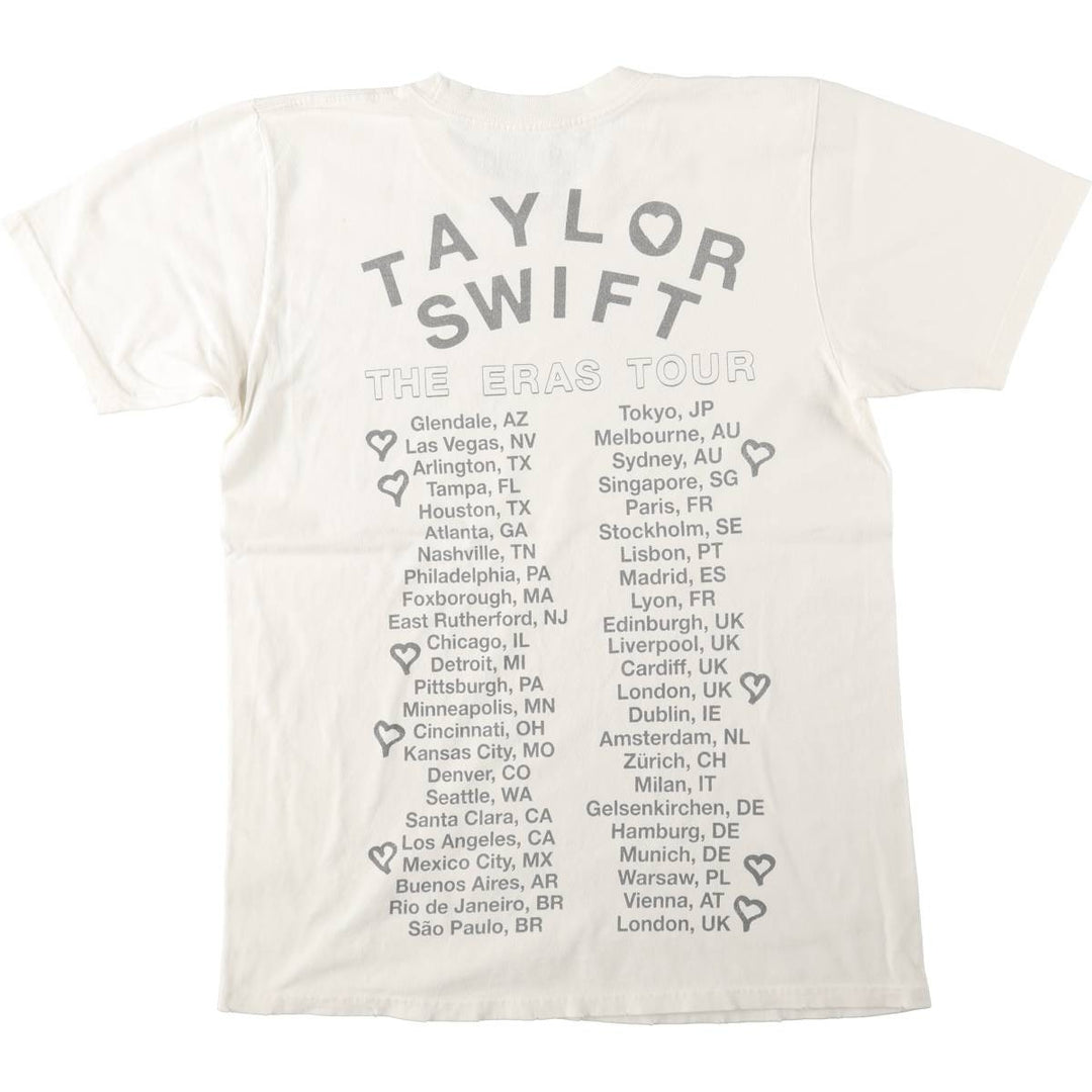 TAYLOR SWIFT Taylor Swift Band T-shirt, Men's Size S (approx.) cotton white type Vintage Second Hand
