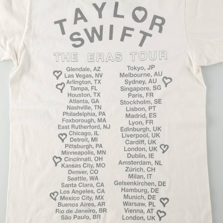 TAYLOR SWIFT Taylor Swift Band T-shirt, Men's Size S (approx.) cotton white type Vintage Second Hand