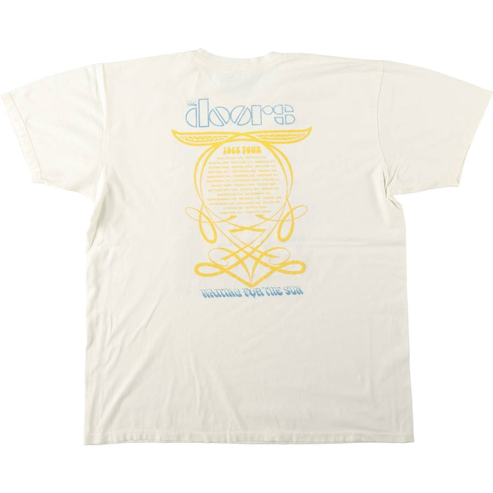 The Doors band t-shirt, men's size L (approx.) unclear white type Vintage Second Hand