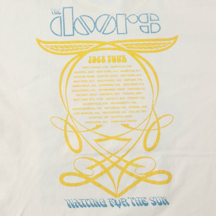 The Doors band t-shirt, men's size L (approx.) unclear white type Vintage Second Hand