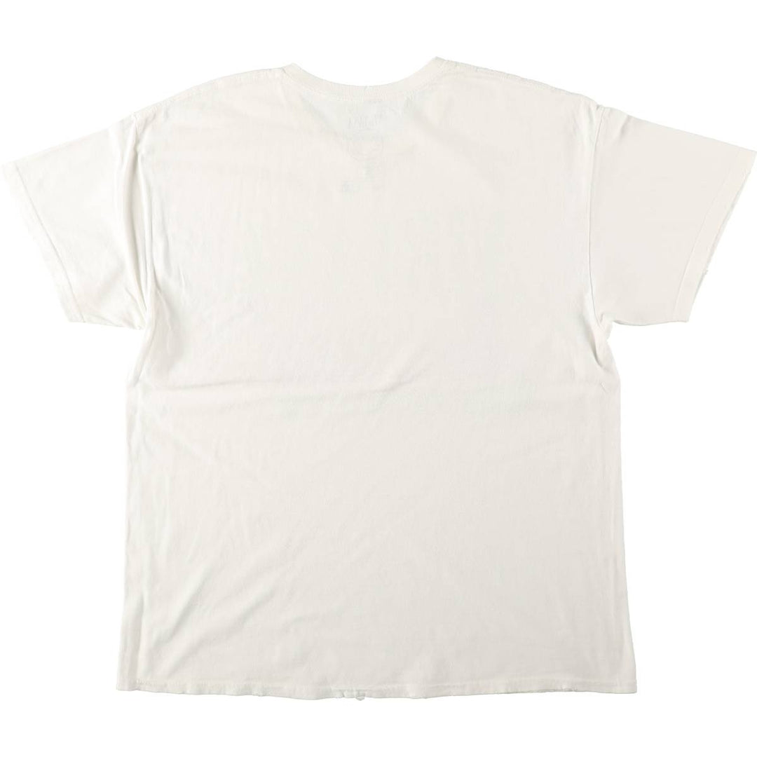 NIRVANA Nirvana Band T-shirt, Band T, Men's L size cotton white type Vintage Second Hand