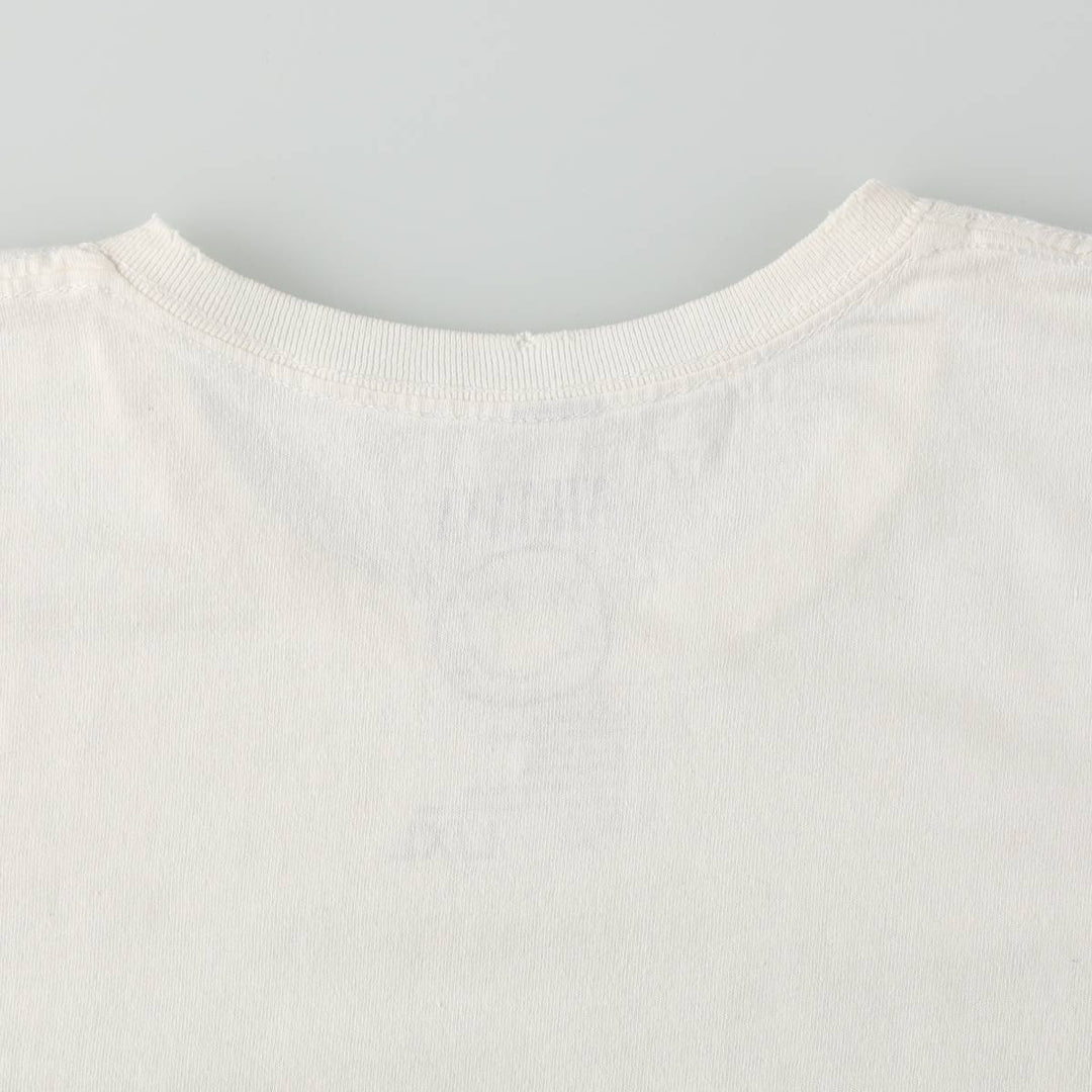 NIRVANA Nirvana Band T-shirt, Band T, Men's L size cotton white type Vintage Second Hand