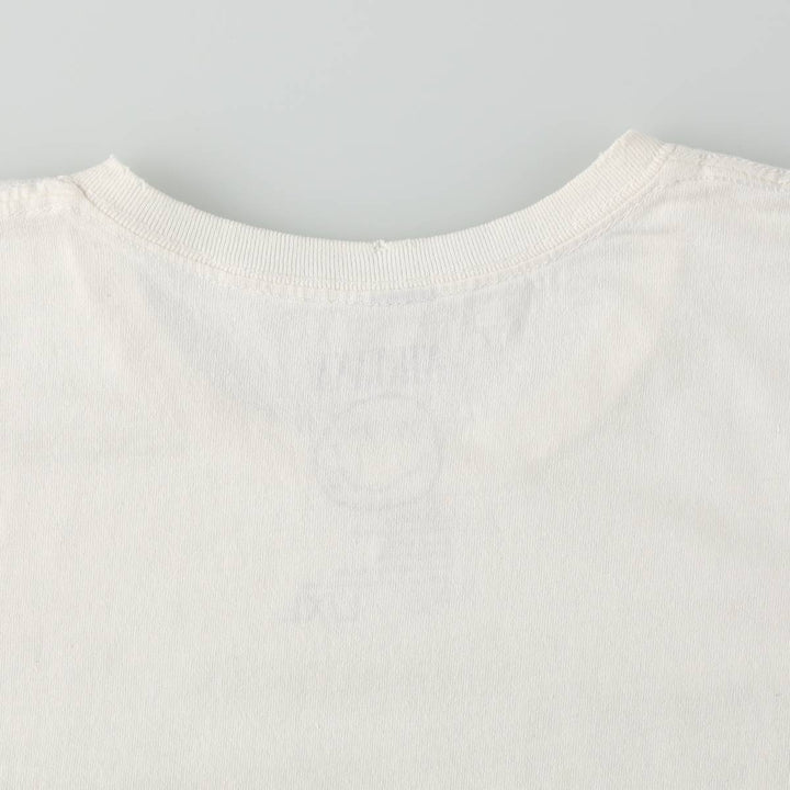 NIRVANA Nirvana Band T-shirt, Band T, Men's L size cotton white type Vintage Second Hand