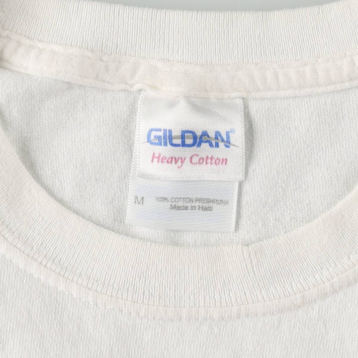 Gildan Grateful Dead Band T-Shirt (Men's Size M) cotton white type Vintage Second Hand