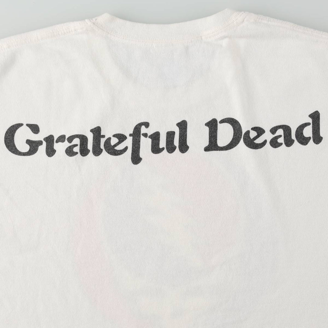 Gildan Grateful Dead Band T-Shirt (Men's Size M) cotton white type Vintage Second Hand